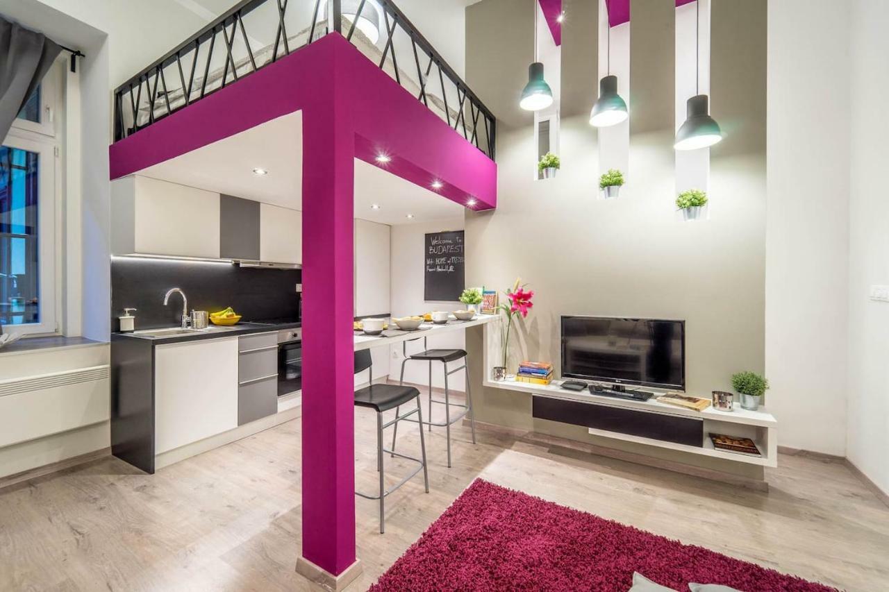 Cozy Downtown Studio Apartment Budapest Luaran gambar